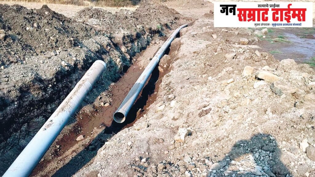 Ringangaon, water supply, pipeline, villagers, vagrancy,