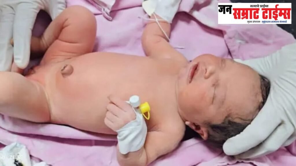 मालगाडीच्या डब्यात आढळली नवजात बालिका ;