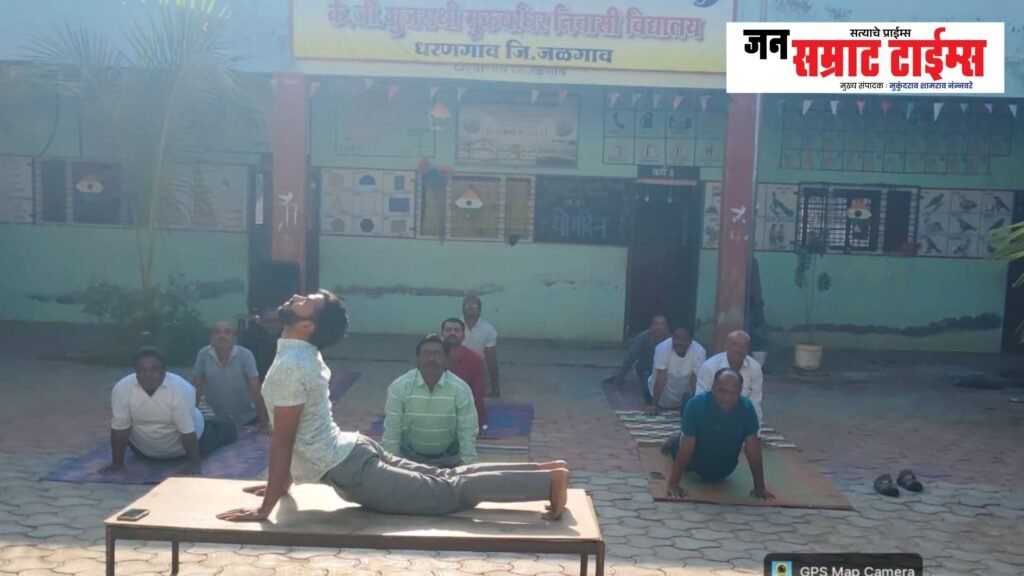 International Yoga Day Celebrated with Enthusiasm at K.G. Gujarathi Residential School for the Deaf and Mute