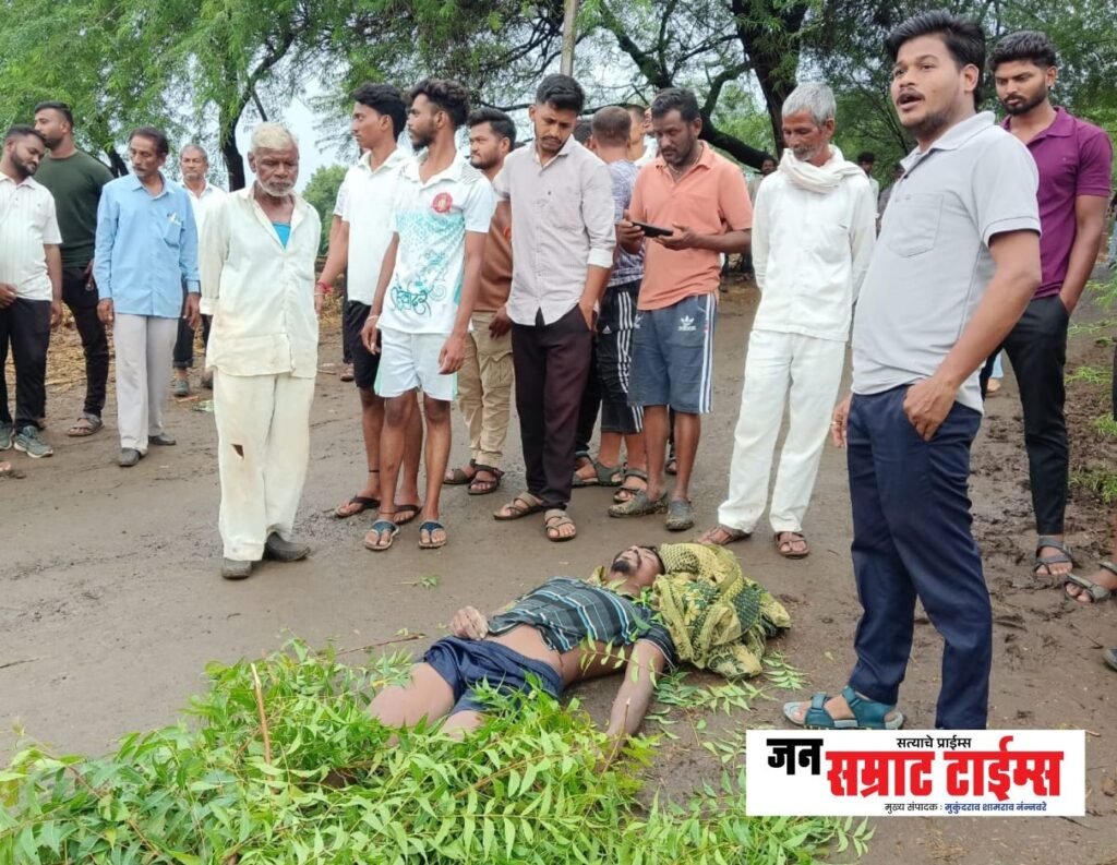 अंजनी नदीत पाय घसरून तरुणाचा दुर्दैवी मृत्यू