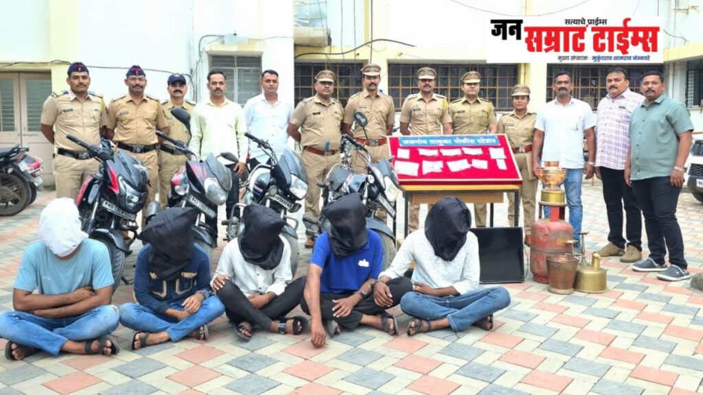 जळगाव तालुका पोलिसांची धडक कारवाई