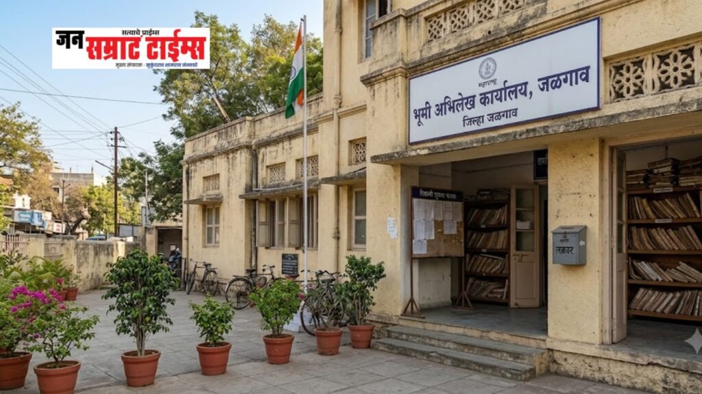 जळगाव भूमी अभिलेख कार्यालयातील कथित अनियमिततेची महसूलमंत्र्यांकडे तक्रार