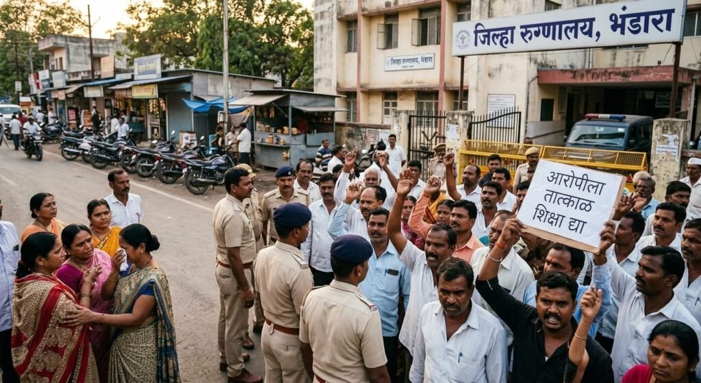 भंडाऱ्यात साडेतीन वर्षांच्या बालिकेवर अत्याचाराच्या प्रयत्नाचा संशय
