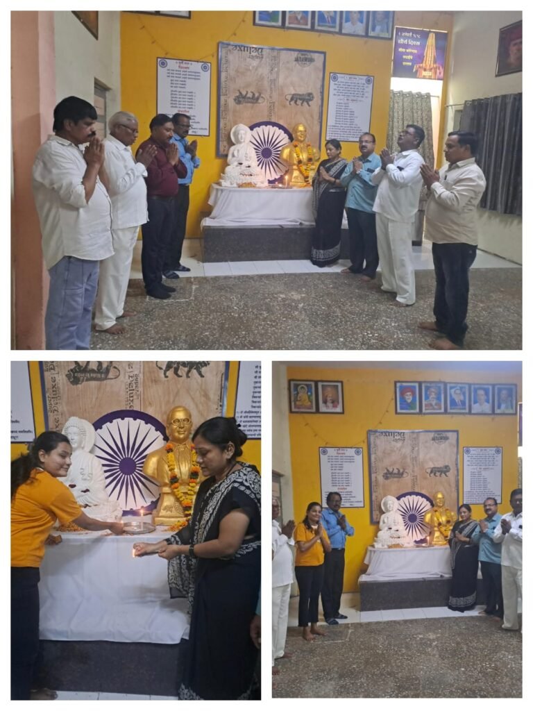 चोपडा येथे राष्ट्रीय वर्षावास प्रवचन मालिकेचे सहावे पुष्प संपन्न