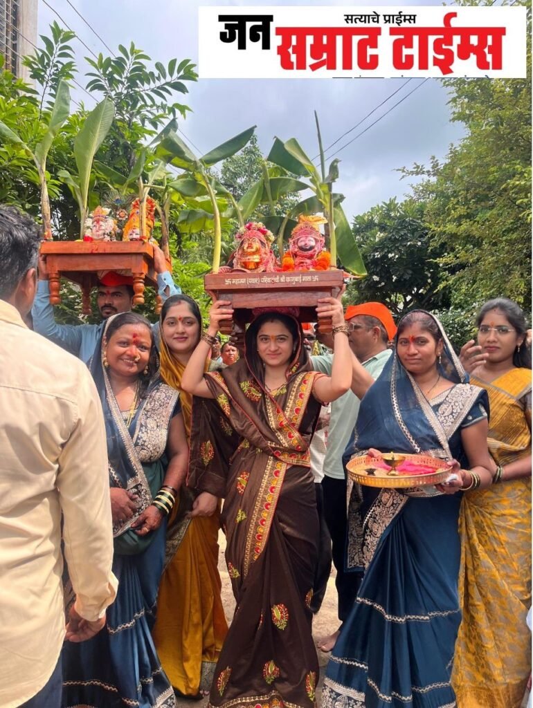 कानबाई माता विसर्जन सोहळ्यात