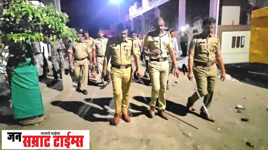 किरकोळ वादातून दगडफेक