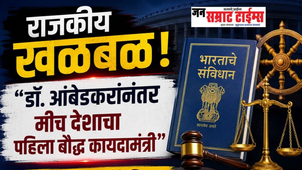 राजकीय खळबळ! “डॉ. आंबेडकरांनंतर मीच देशाचा पहिला बौद्ध कायदामंत्री”; किरेन रिजिजूंचे मोठे विधान