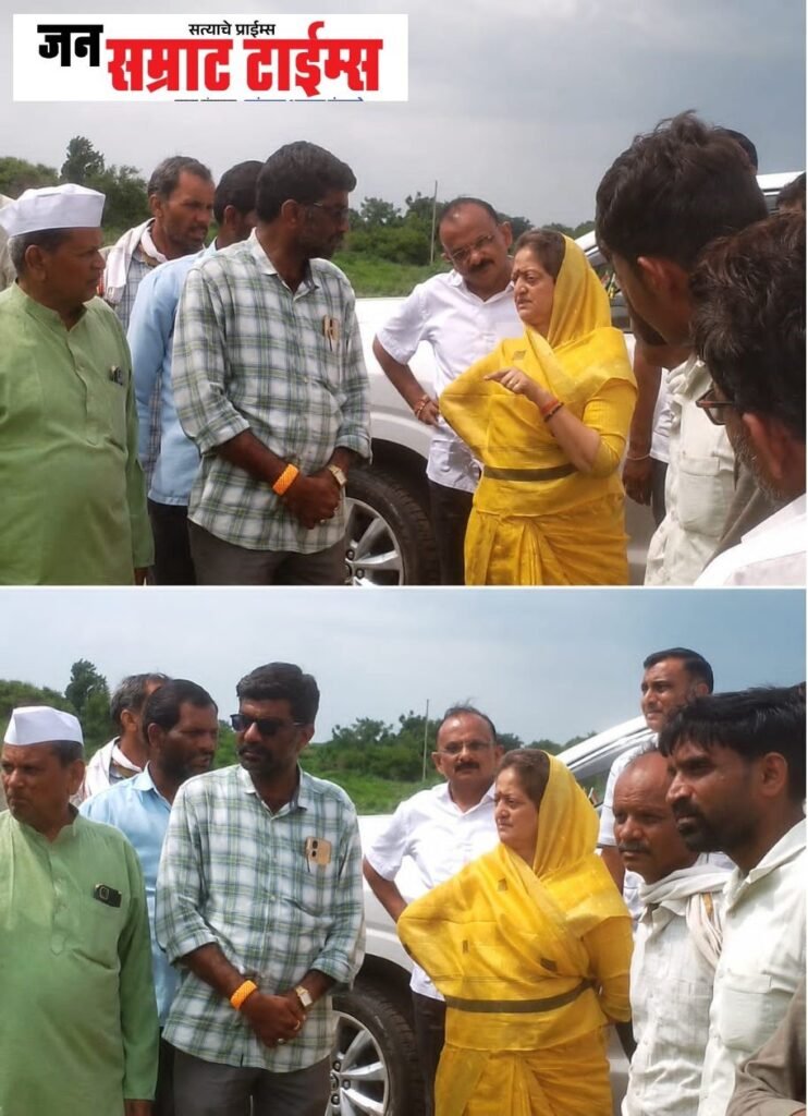खासदार स्मिताताई वाघ यांची पाहणी