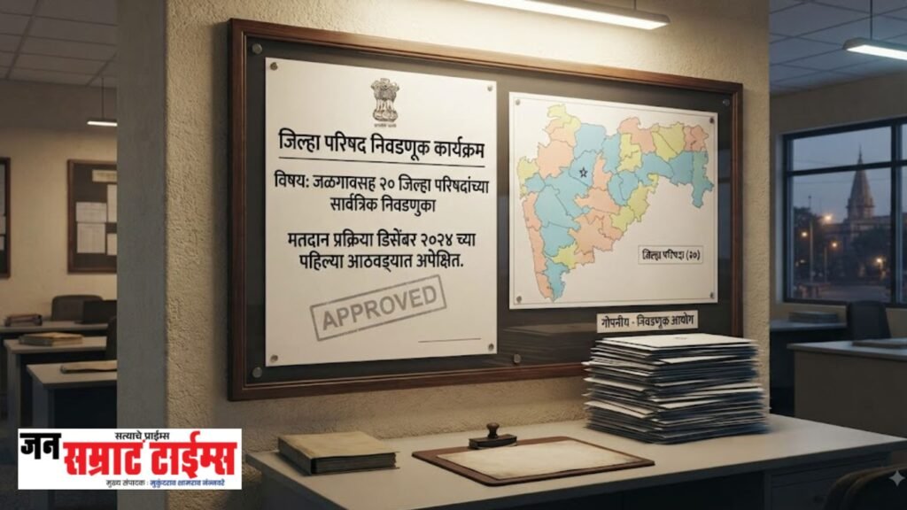 जि.प. निवडणुकांचा मार्ग मोकळा; जळगावसह २० जिल्हा परिषदांसाठी डिसेंबरमध्ये रणधुमाळी?