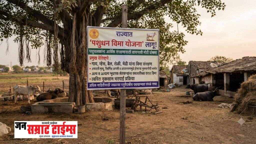 राज्यात ‘पशुधन विमा योजना’ लागू; पशुपालकांना आर्थिक संरक्षणासाठी शासनाची मोठी घोषणा