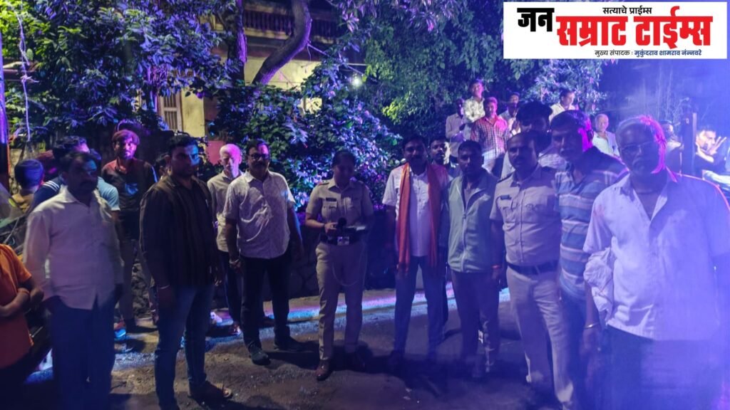 नशिराबाद येथे गणपती विसर्जन मिरवणुकीत ध्वनी प्रदूषणाबाबत पोलिसांचे प्रत्यक्ष प्रात्यक्षिक ध्वनी प्रदूषणाबाबत