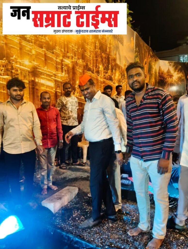 गणपती दर्शनानिमित्त आमदार मंगेश चव्हाण यांची मुकेश पाटील यांनी घेतली सदिच्छा भेट मुकेश पाटील