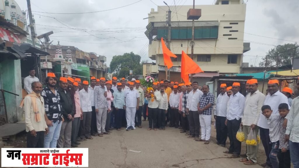 कासोद्यात संत सेनाजी महाराजांची पुण्यतिथी भक्तिमय वातावरणात संपन्न सेनाजी महाराजांची पुण्यतिथी