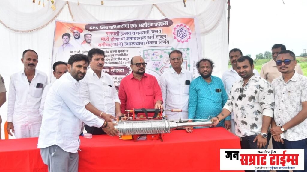 उत्सवाच्या खर्चातून पाळधीत साकारतोय ‘ऑक्सिजन पार्क’! ‘ऑक्सिजन पार्क’!