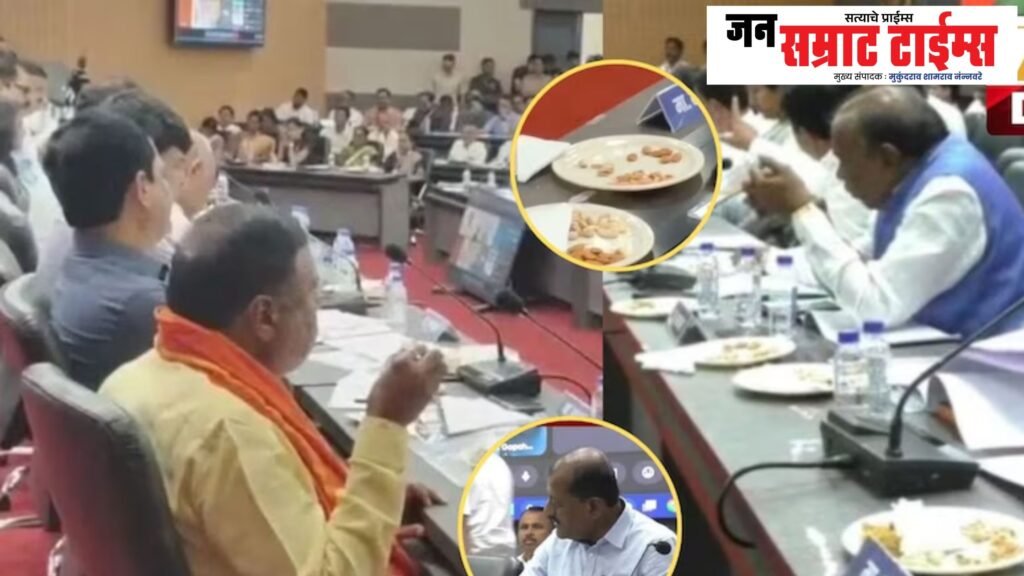 दुष्काळी बैठकीत ‘काजू-बदाम’वरून वाद; खासदार संजय जाधव पत्रकारांच्या प्रश्नावर संतापले ‘काजू-बदाम’वरून वाद